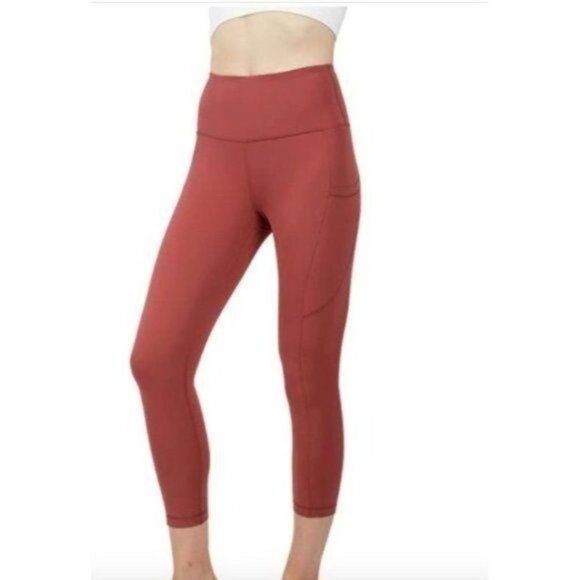 90 Degree By Reflex High Rise Ankle Length Leggings NWT size S - Picture 2 of 7